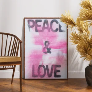 Peace & Love Poster