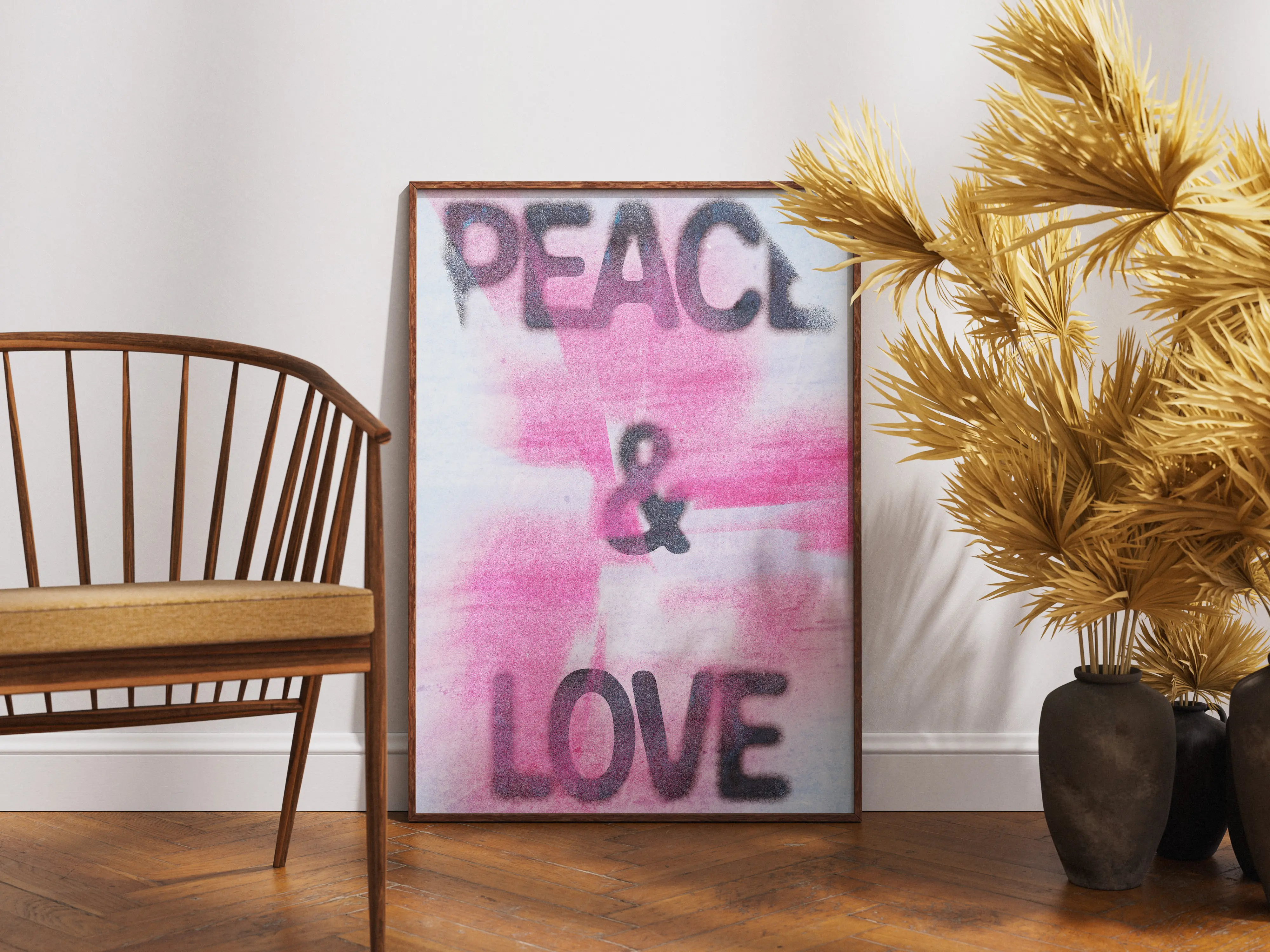 Peace & Love Poster